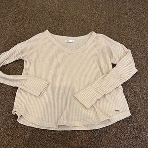 hollister waffle long sleeve